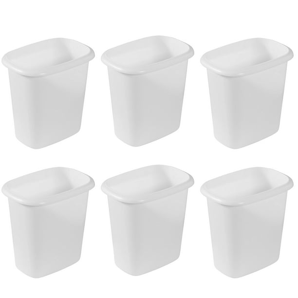 6 Pack Bathroom and Office Wastebasket Trash Can Rubbermaid 6 Quart Bedroom 6 Pack Bathroom and Office Wastebasket Trash Can Rubbermaid 6 Quart Bedroom